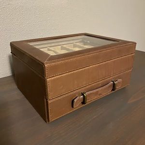 Fossil 10pc watch/ jewelry box